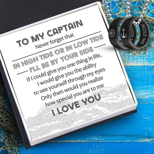 Couple Pendant Necklaces - To My Captain - In High Tide Or In Low Tide - Gnw26054