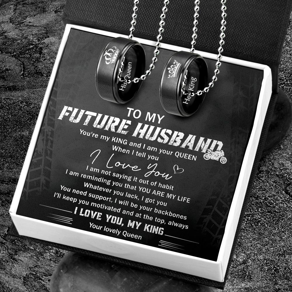 Couple Pendant Necklaces - To My Future Husband - Whatever You Lack I Got You - Gnw24009
