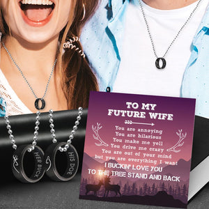 Couple Pendant Necklaces - To My Future Wife - You Are Everything I Want - Gnw25009