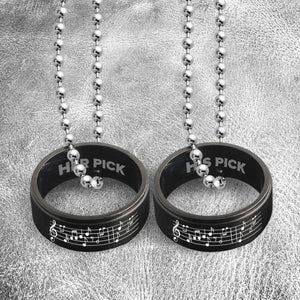 Couple Pendant Necklaces - To My Girlfriend - I Would Never Pick A Better Half - Gnw13011