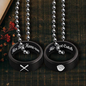 Couple Pendant Necklaces - To My Man - The Day I Met You I Found My Missing Piece - Gnw26047