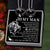 Couple Pendant Necklaces - To My Man - True Love Never Ends - Gnw26042