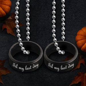 Couple Pendant Necklaces - To My Man - You Are My Weird But Favorite Man - Gnw26041