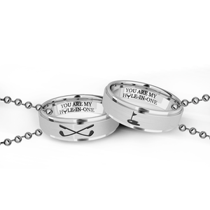 Couple Ring Necklaces - Golf - To My Man - You Are My Hole-in-one - Gndx26016