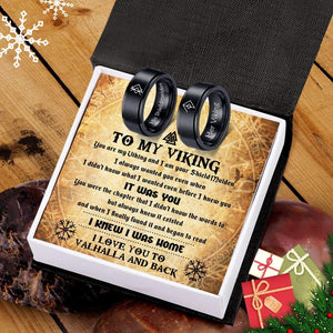 Couple Ring - Viking - To My Viking - I Love You To Vahalla And Back - Grlc26004