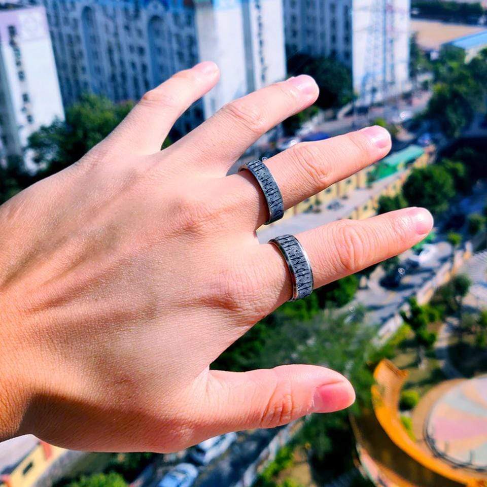 Couple Rune Ring Necklaces - My Viking Queen - I Love You To Valhalla And Back - Gndx13004