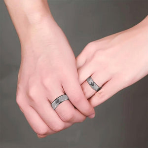 Couple Skeleton Ring - Skull & Tattoo - To My Soulmate - You Are My Life - Grld26002