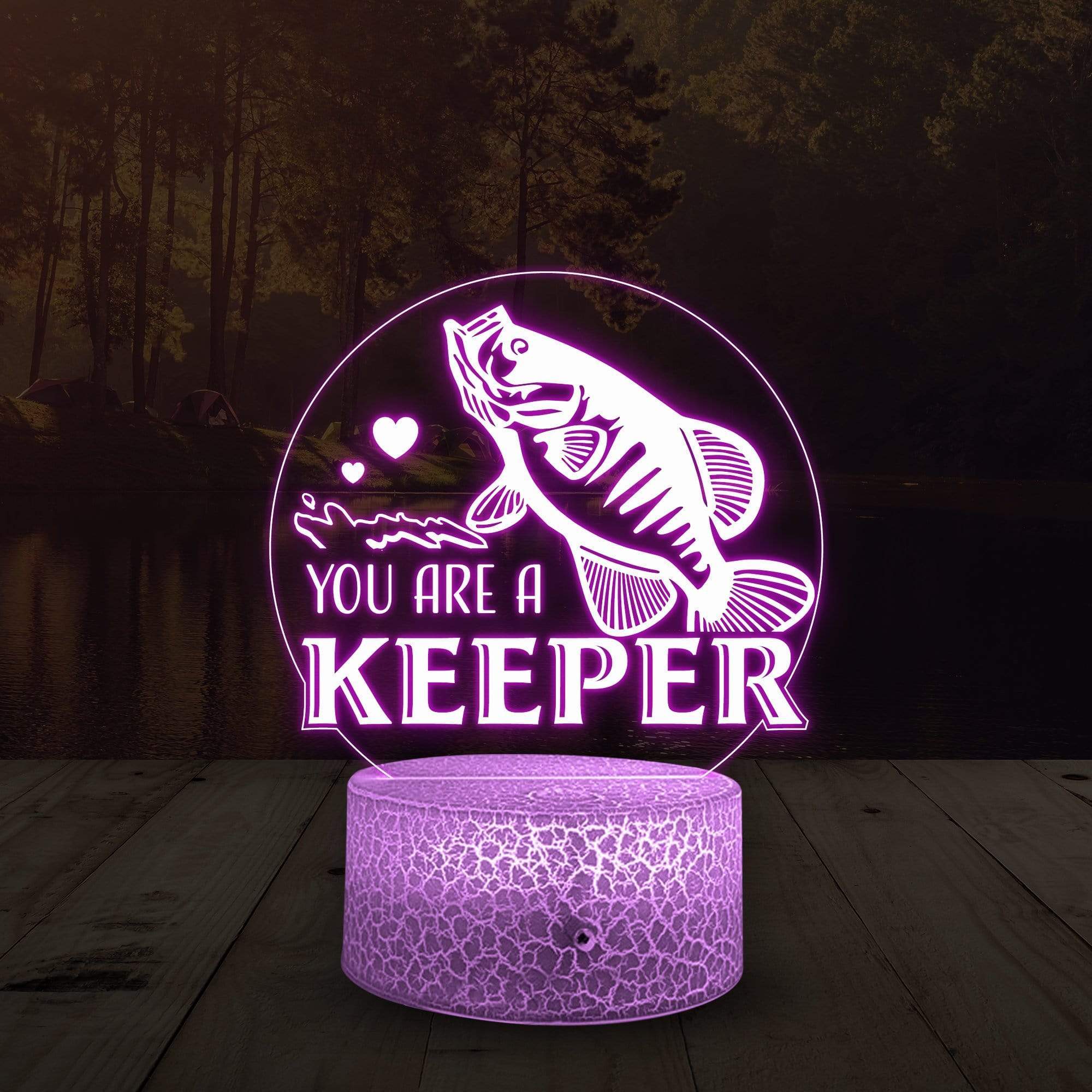 Crappie Fish Led Light - Crappie Fishing Gift - To My Man - You Are