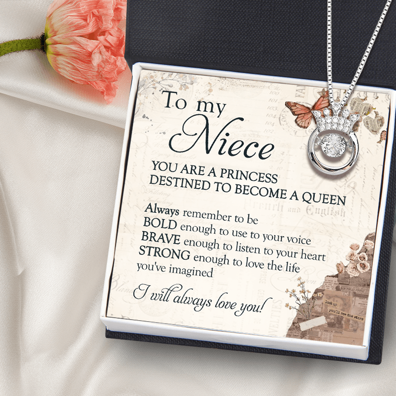 Crown Necklace - Family - To My Niece - I Will Always Love You - Gnzq28006