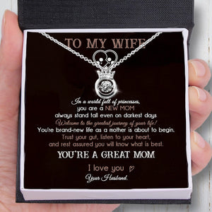Crown Necklace - Skull - To My Wife - You Are A Great Mom - Gnzq15005