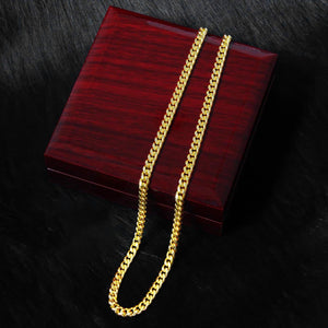 Cuban Link Chain - Baseball - To My Man - Never forget that I Love You - Ssb26006