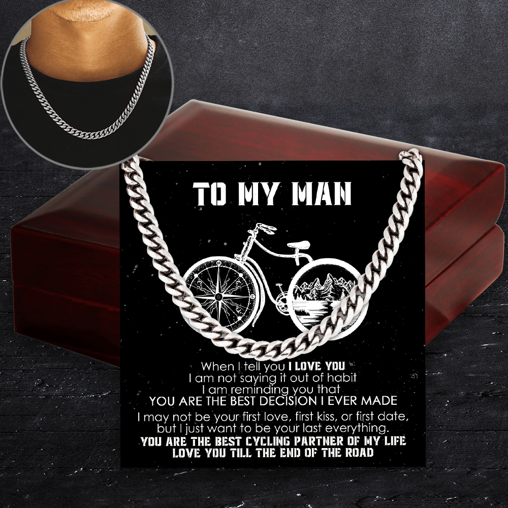 Cuban Link Chain - Cycling - To My Man - Love You Till The End Of The Road - Ssb26009