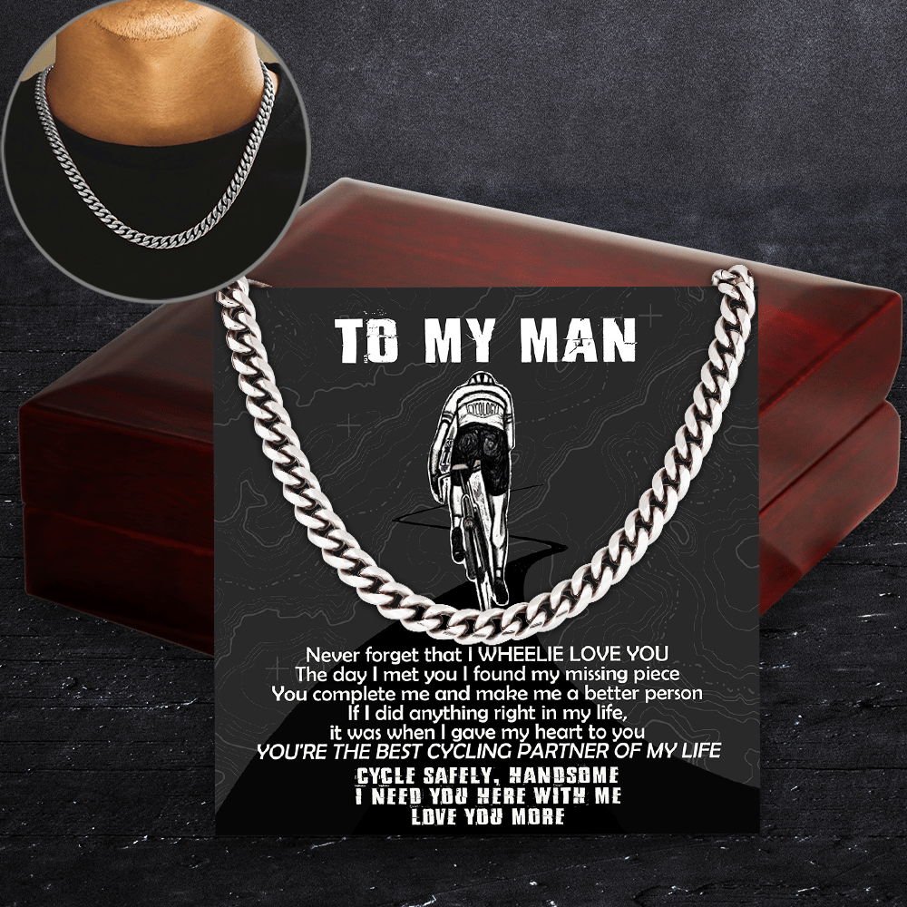 Cuban Link Chain - Cycling - To My Man - You're The Best Cycling Partner Of My Life - Ssb26008