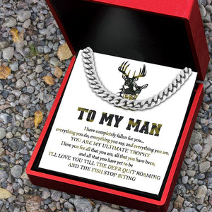 Cuban Link Chain - Hunting - To My Man - You Are My Ultimate Trophy - Gnft26006