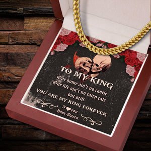 Cuban Link Chain - Skull - To My King - I Love You - Ssb26016