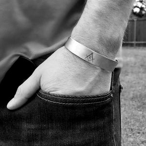 Cuff Bracelet - Freemason's Gift Idea - Believe In Yourself - Gbac26006