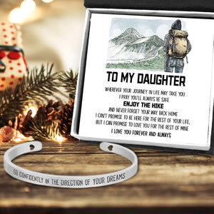 Cuff Bracelet - Hiking - To My Daughter - I Pray You'll Always Be Safe - Gbzf17010