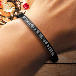 Cuff Bracelet - Hiking - To My Son - Never Forget Your Way Back Home - Gbzf16001