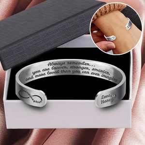 Cuff Bracelet - To My Granddaughter  - You Are More Loved Than You Can Ever Imagine - Gbac23003