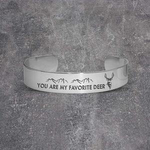 Cuff Bracelet - To My Wife - You Are My Favorite Deer - Gbac15004