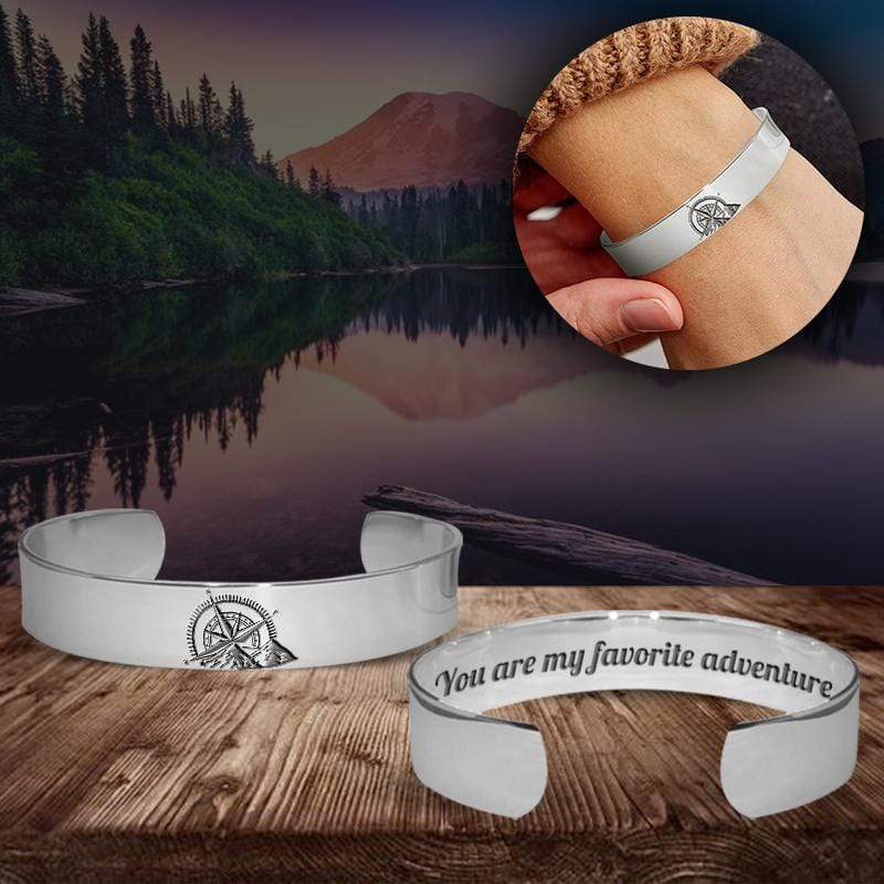 Cuff Bracelet - Travel Lover - You Are My Favorite Adventure - Gbac13016
