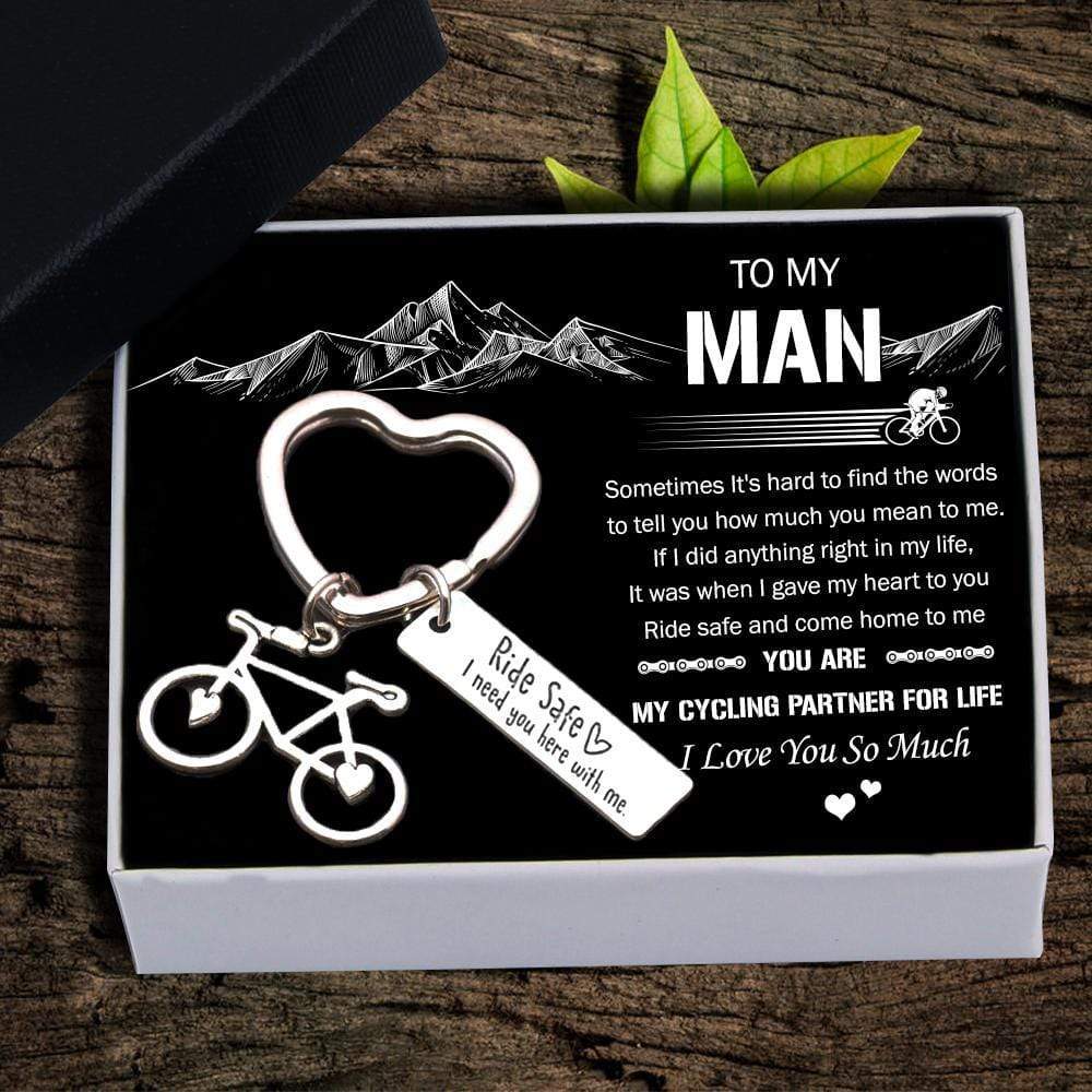 Cycling Keychain - To My Man - How Much You Mean To Me - Gkac26004
