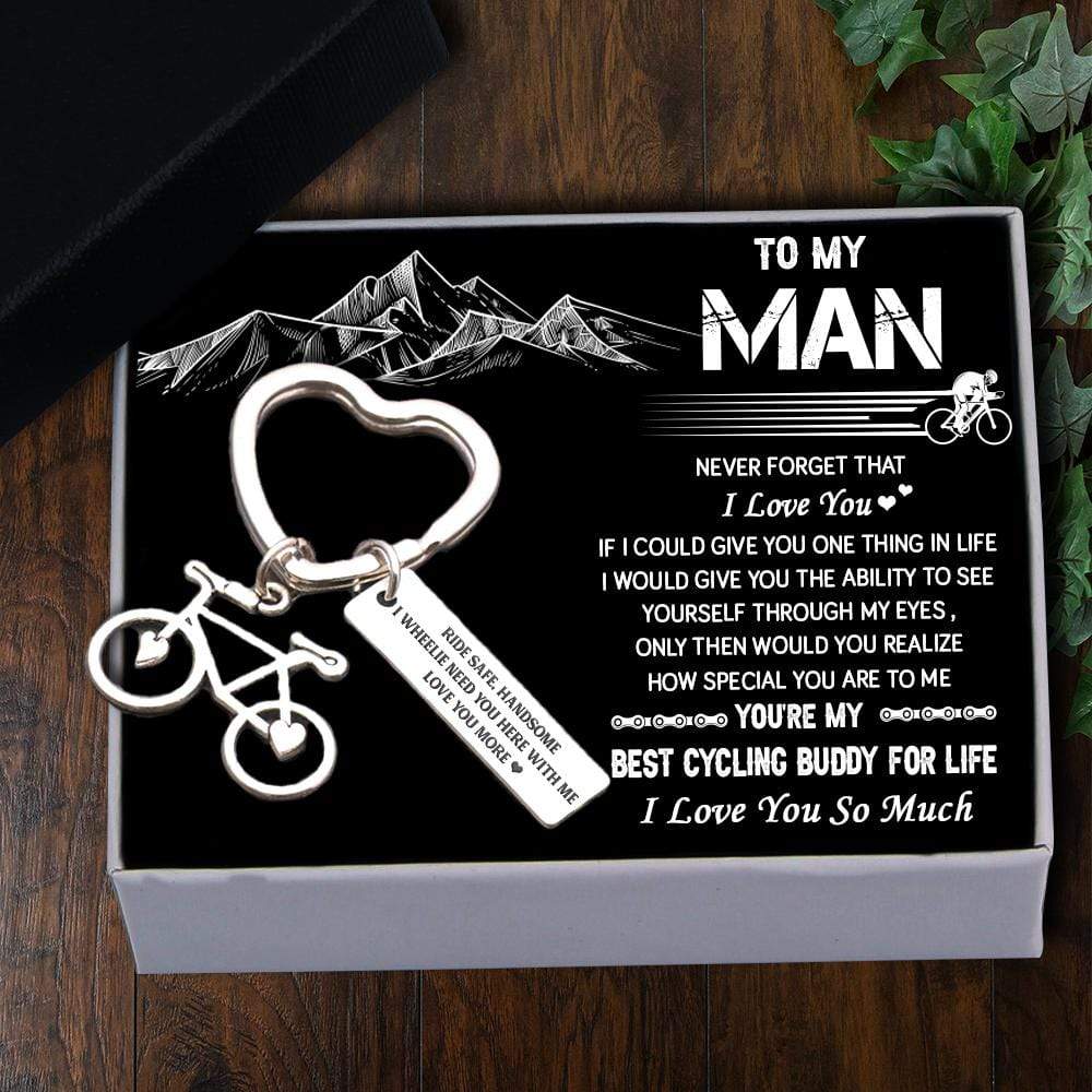 Cycling Keychain - To My Man - You're My Best Cycling Buddy For Life - Gkac26007