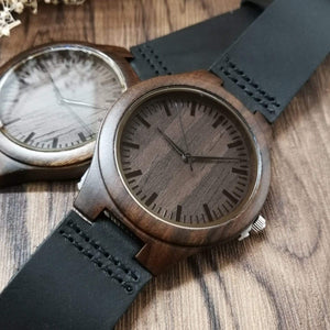 D2201 - To My Fiancee - I Didn't Fall In Love - Wooden Watch