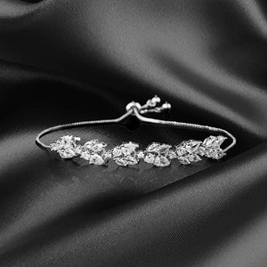 Dainty Leaf Bracelet - To My Bridesmaid - I Can't Tie The Knot Without You - Gbbg36001