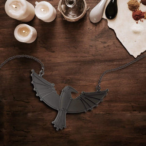 Dark Raven Necklace - To My Best Friend - You Are My Favorite Witch - Gncm33001