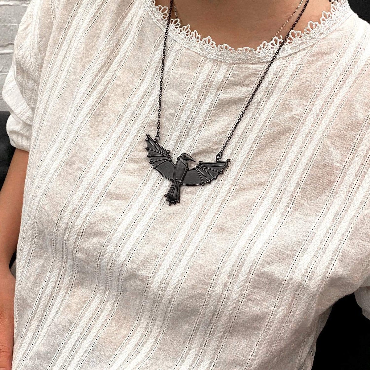 Dark Raven Necklace - To My Daughter - From Dad - You Will Never Lose - Gncm17003