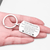 Dog Tag Keychain - To My Daughter - From Dad - I'm Always Here For You - Gkn17001