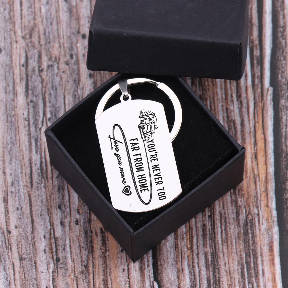 Dog tag picture on sale keychain