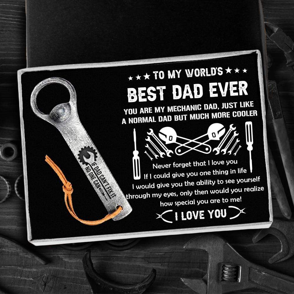 You the Man Dad The Old Man Funny Bottle Opener Key Chain - Back can be  Personalized