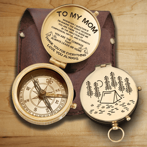 Engraved Compass - Camping - To My Mom - Love You Always - Gpb19011