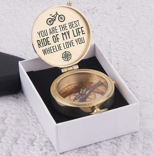 Engraved Compass - Cycling Lover - You Are The Best Ride Of My Life - Gpb26089