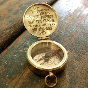 Engraved Compass - Family - To My Future Husband - But It's Ours - Gpb24003