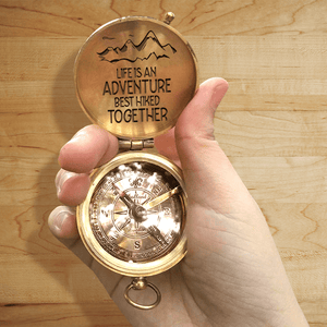 Engraved Compass - Hiking - To My Loved One - Best Hiked Together - Gpb26183