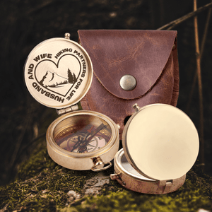 Engraved Compass - Hiking - To My Loved One - Husband And Wife Hiking Partners For Life - Gpb26181
