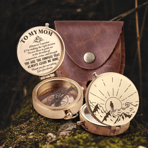 Engraved Compass - Hiking - To My Mom - Love You Always - Gpb19010