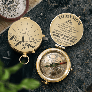 Engraved Compass - Hiking - To My Mom - Love You Always - Gpb19010