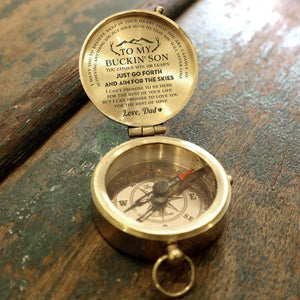 Engraved Compass - Hunting - To My Son - From Dad - Love You For The Rest Of Mine - Gpb16024