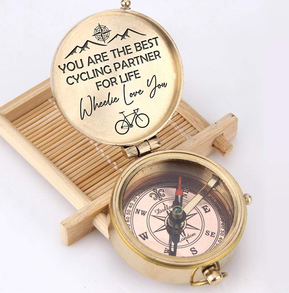Engraved Compass - My Love - You Are The Best Cycling Partner For Life - Gpb26088
