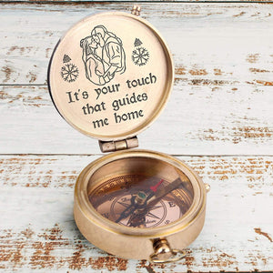 Engraved Compass - My Man - Viking - It's Your Touch That Guides Me Home - Gpb26110
