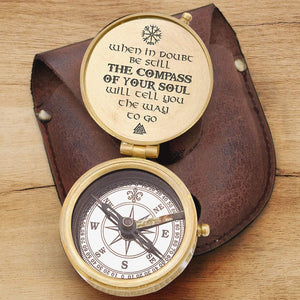 Engraved Compass - My Man - Viking - The Compass Of Your Soul Will Tell You The Way To Go - Gpb26114