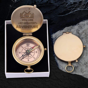 Engraved Compass - My Man - You Are My Greatest Adventure - Gpb26066