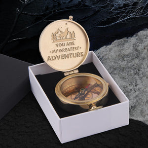 Engraved Compass - My Man - You Are My Greatest Adventure - Gpb26066