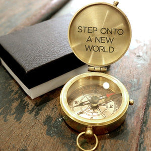 Engraved Compass - To My Love - Step Onto A New World - Gpb26187