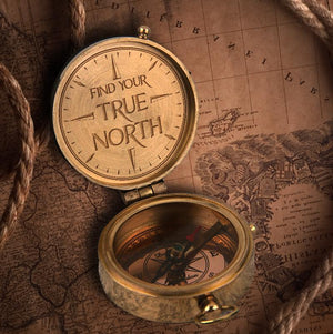 Engraved Compass - To My Man - Find Your True North - Gpb26062