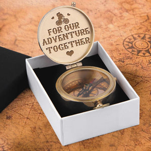 Engraved Compass - To My Man - For Our Adventure Together - Gpb26044